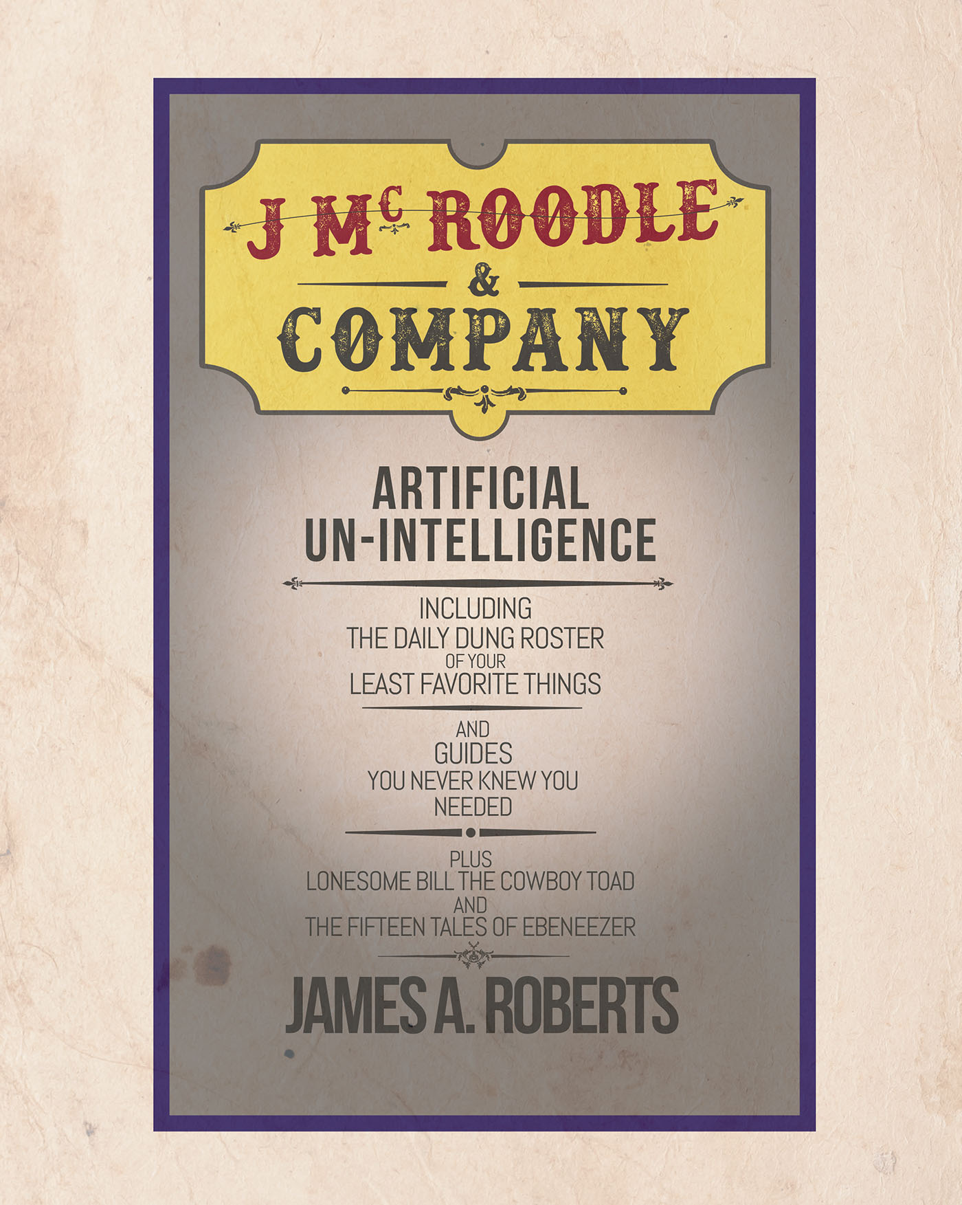 J McRoodle & Co. Artificial Unintelligence Cover Image