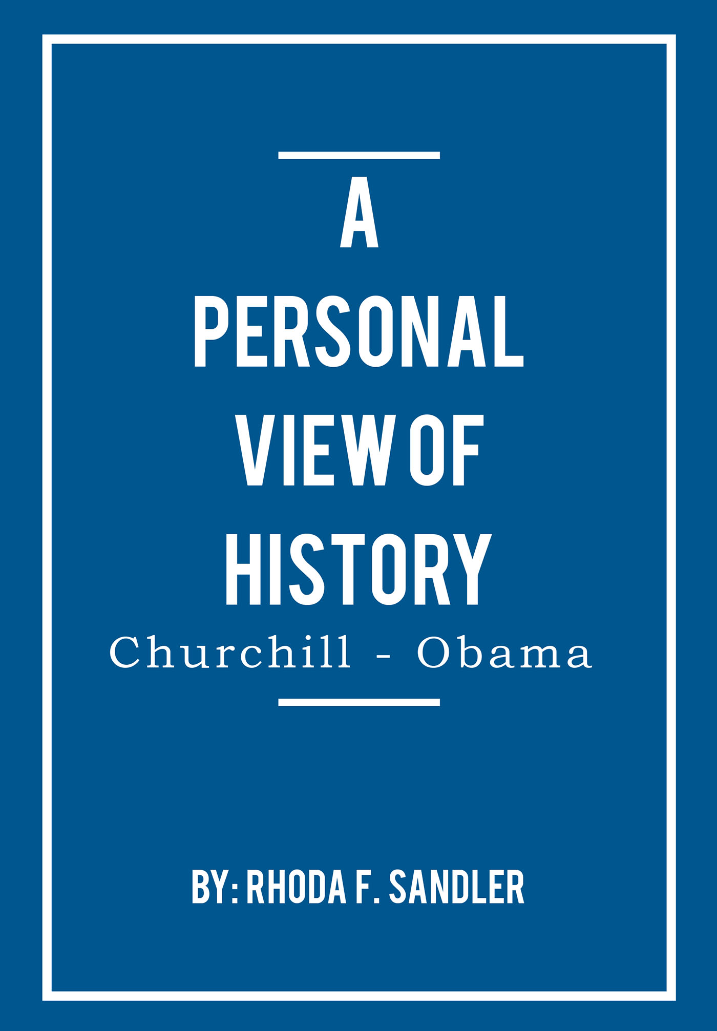 A Personal View of History Cover Image
