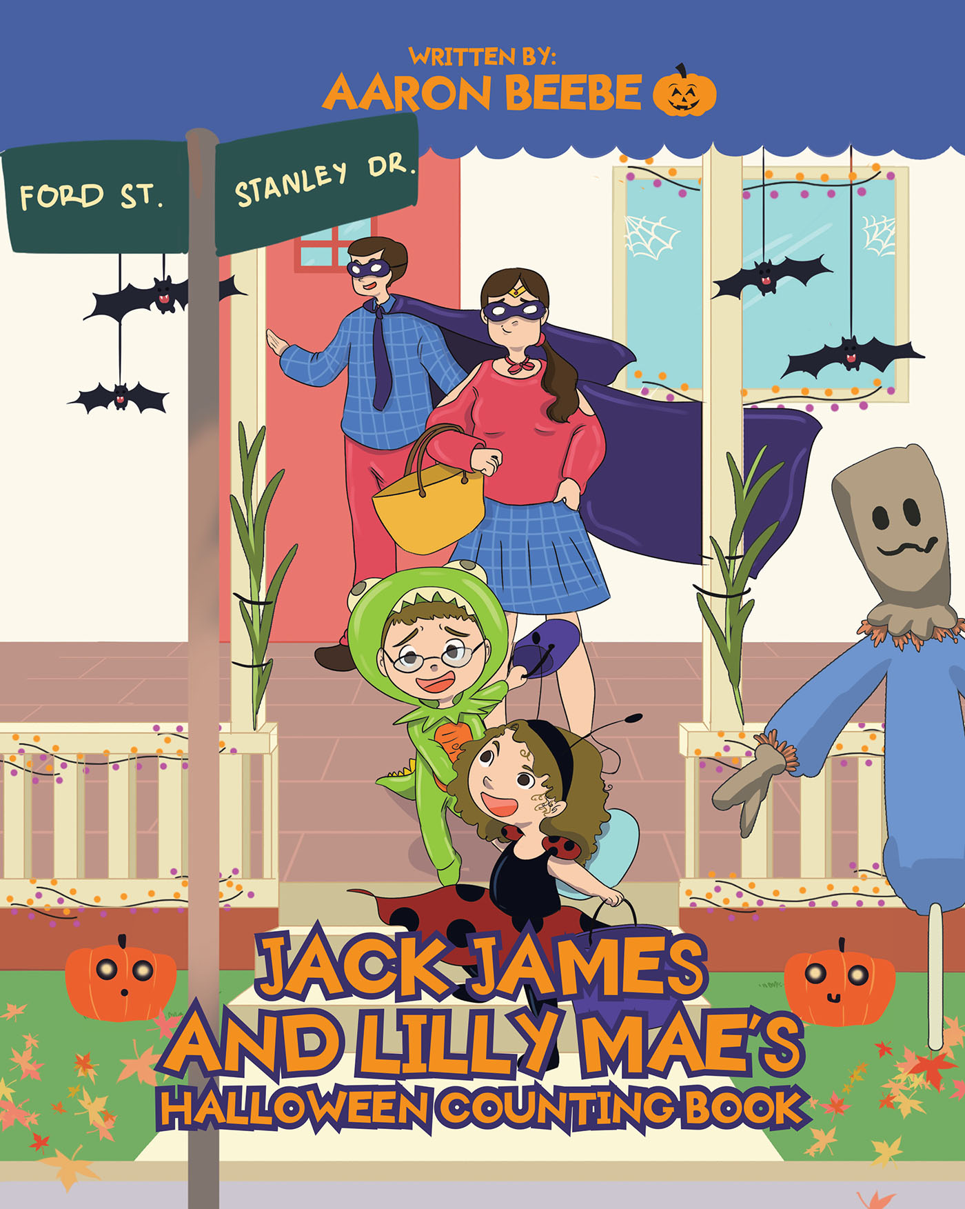 Jack James and Lilly Mae's Halloween Counting Book Cover Image