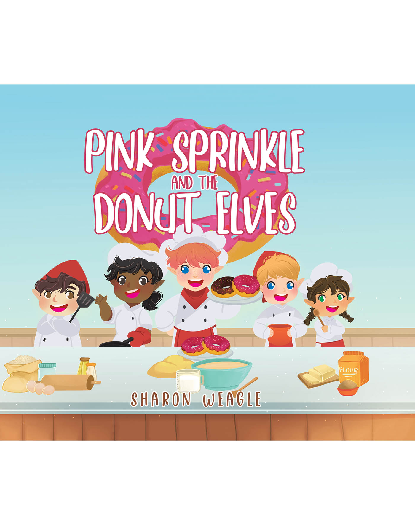 Pink Sprinkle and the Donut Elves Cover Image
