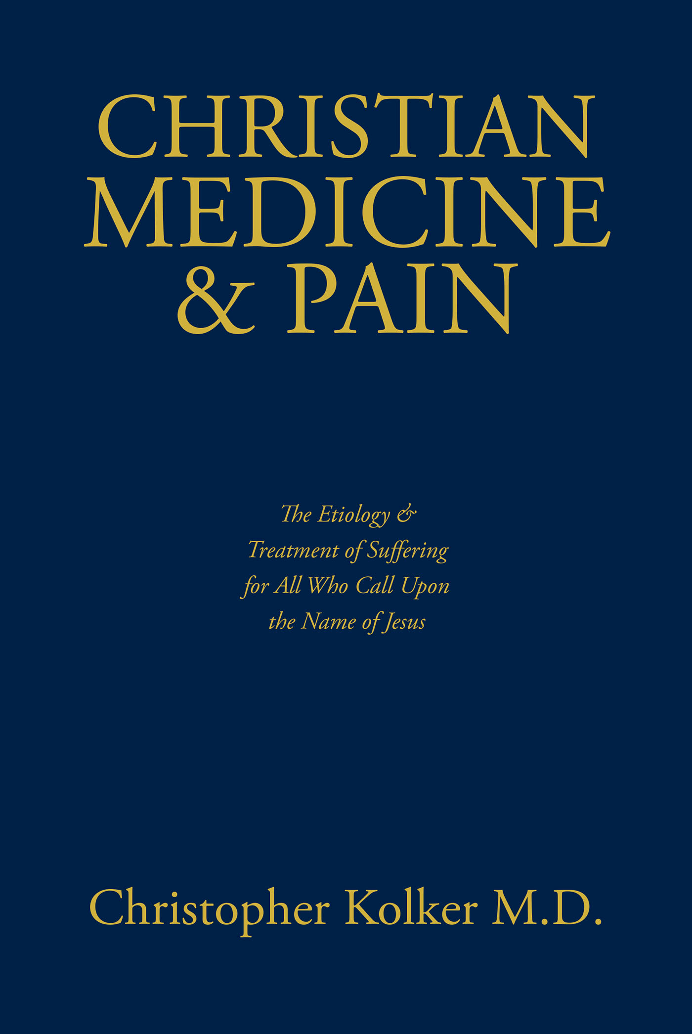 Christian Medicine & Pain Cover Image