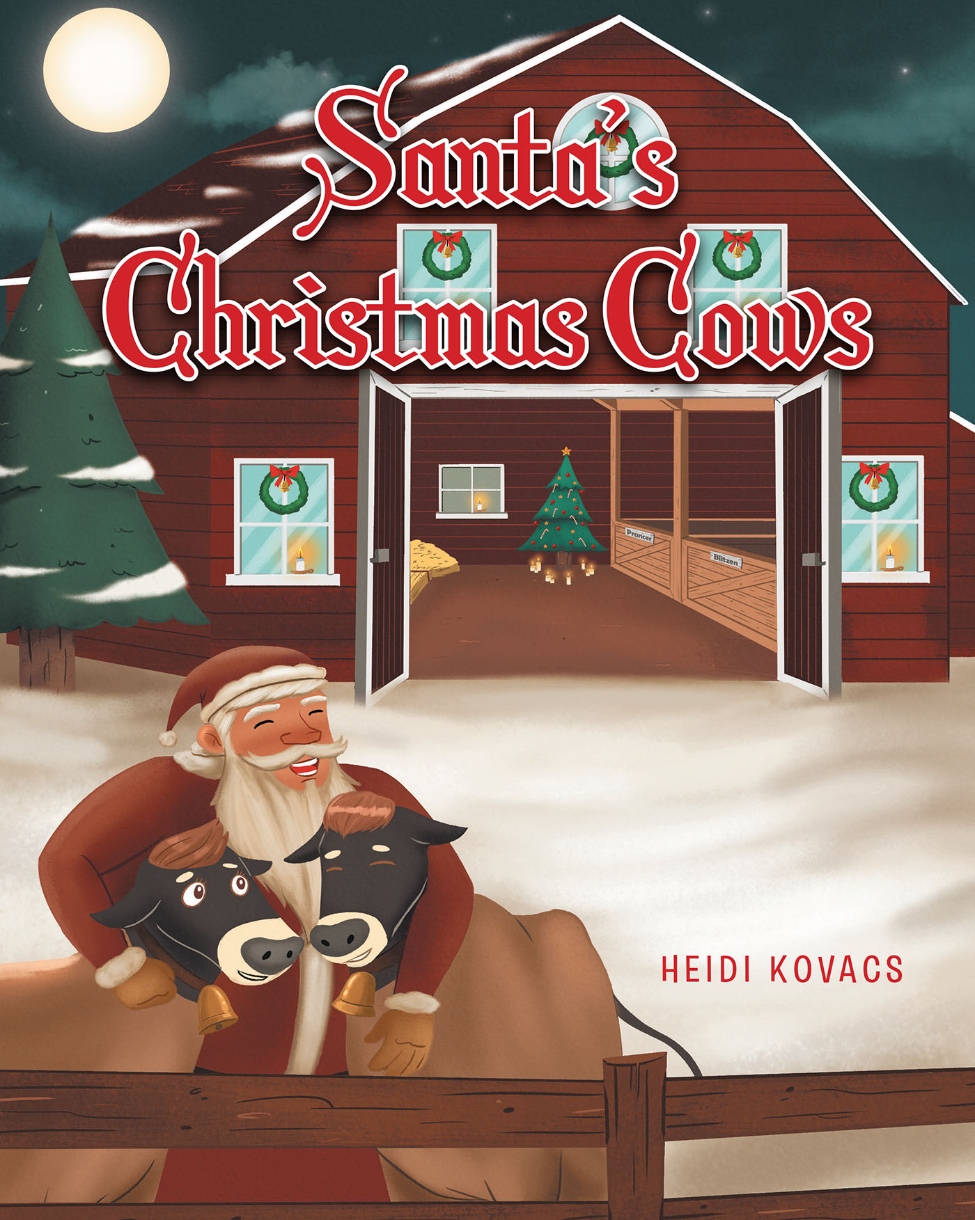 Santa's Christmas Cows Cover Image