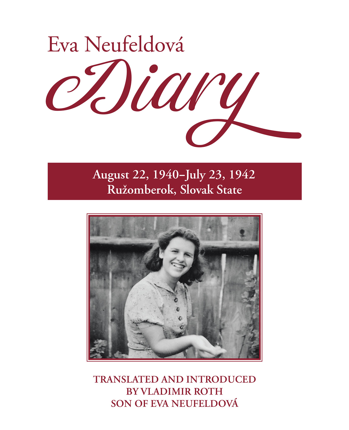 Eva Neufeldova Diary Cover Image