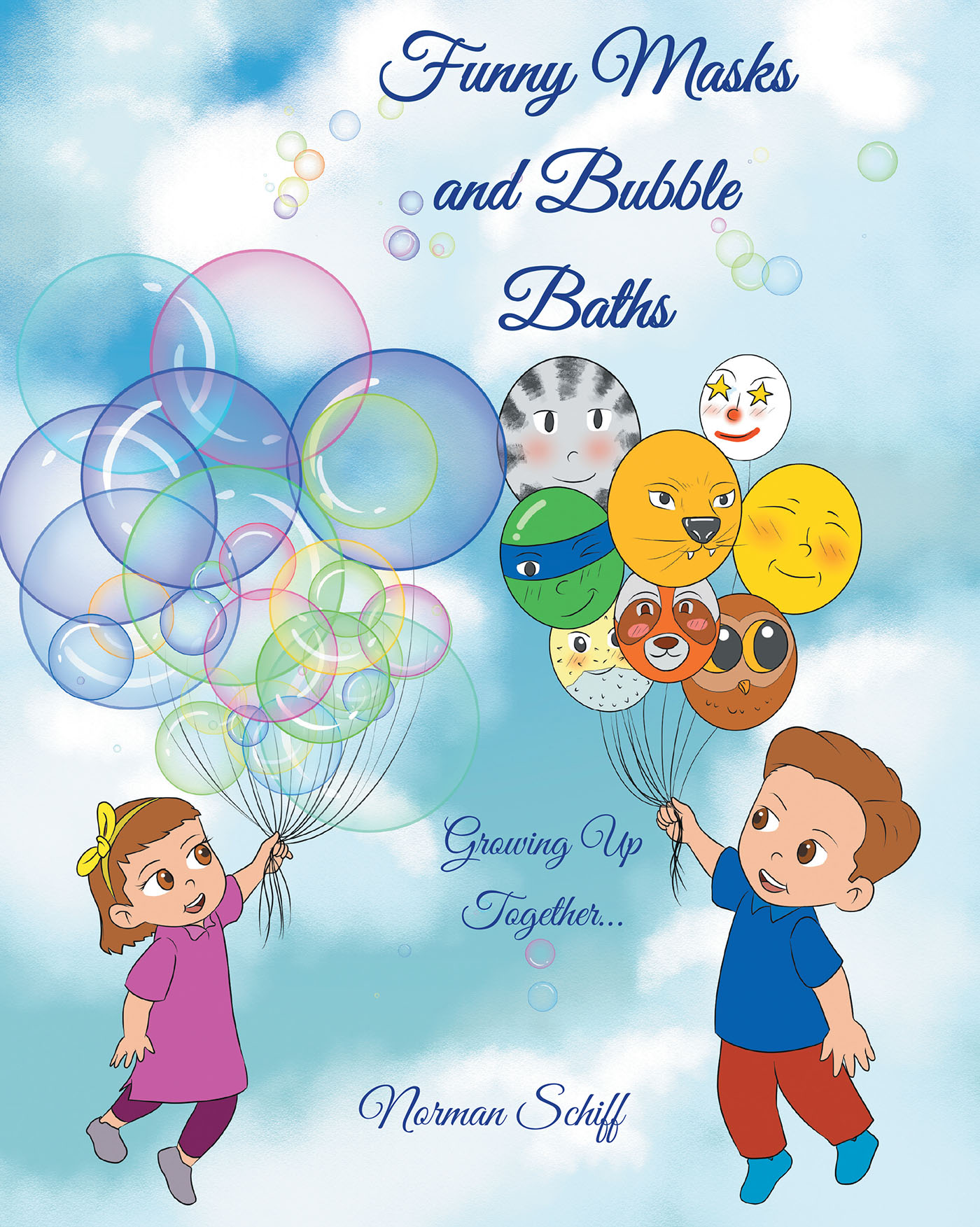 Funny Masks and Bubble Baths Cover Image