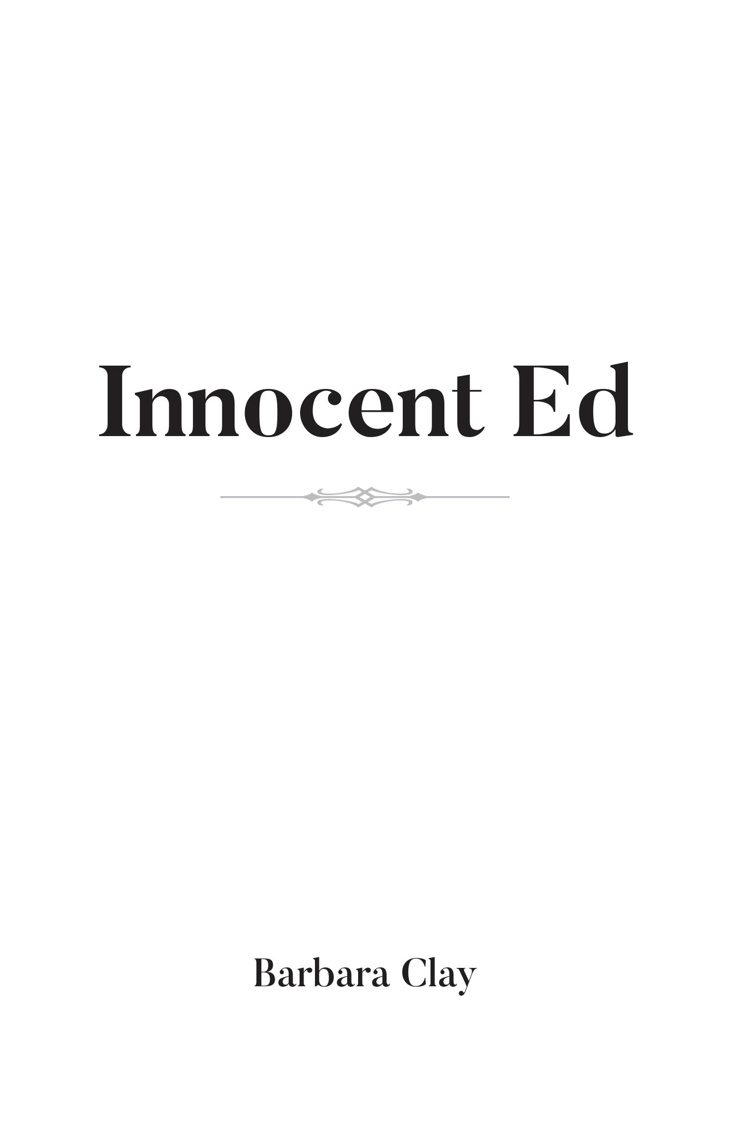 Innocent Ed Cover Image