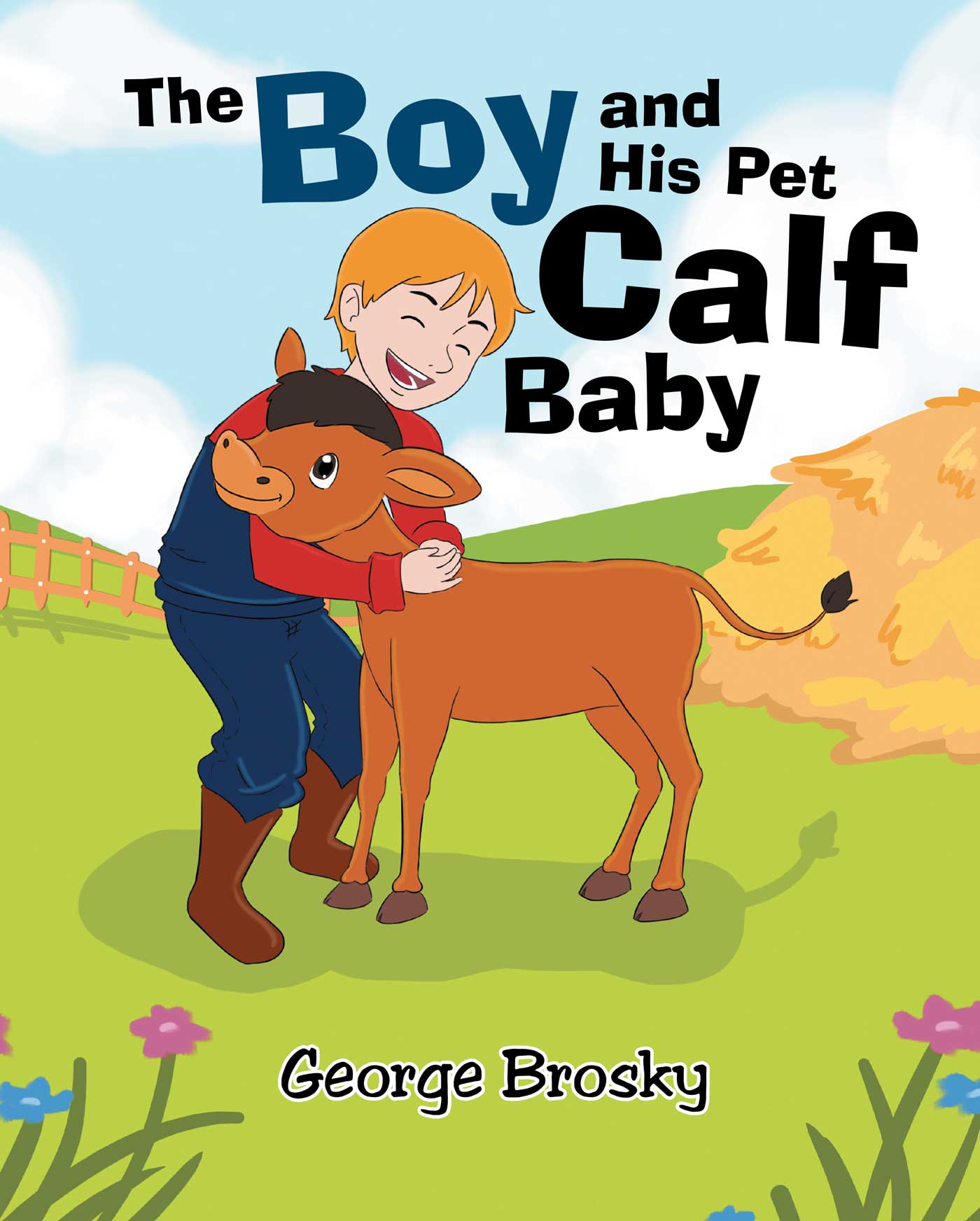 A Boy and His Pet Calf Baby Cover Image