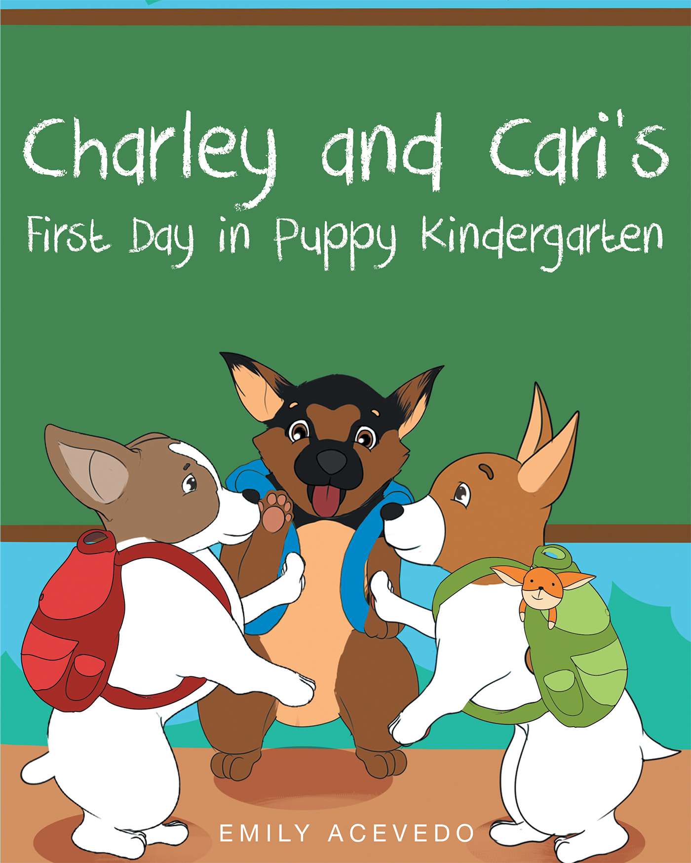 Charley and Cari's First Day in Puppy Kindergarten Cover Image