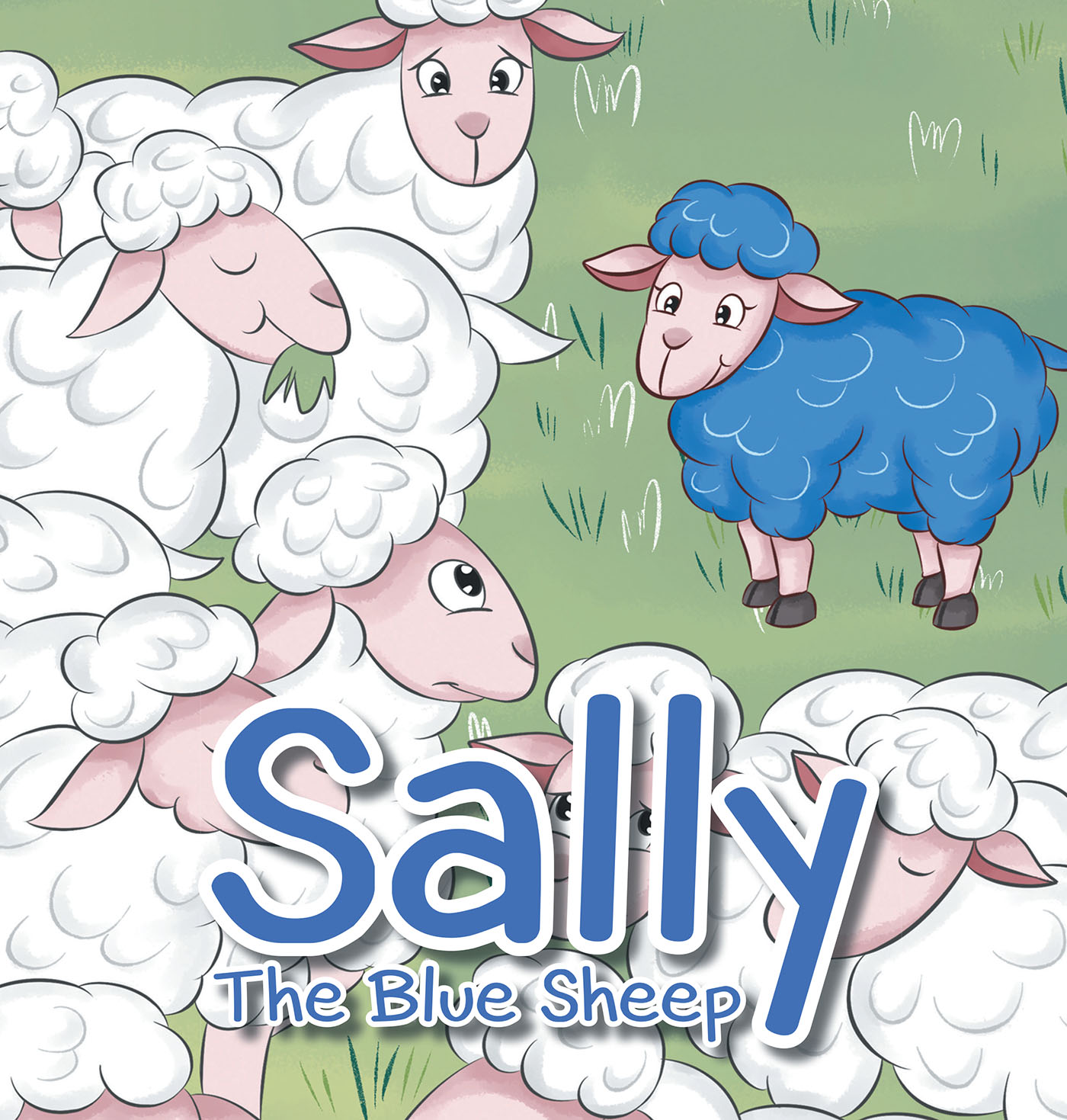 Sally the Blue Sheep Cover Image