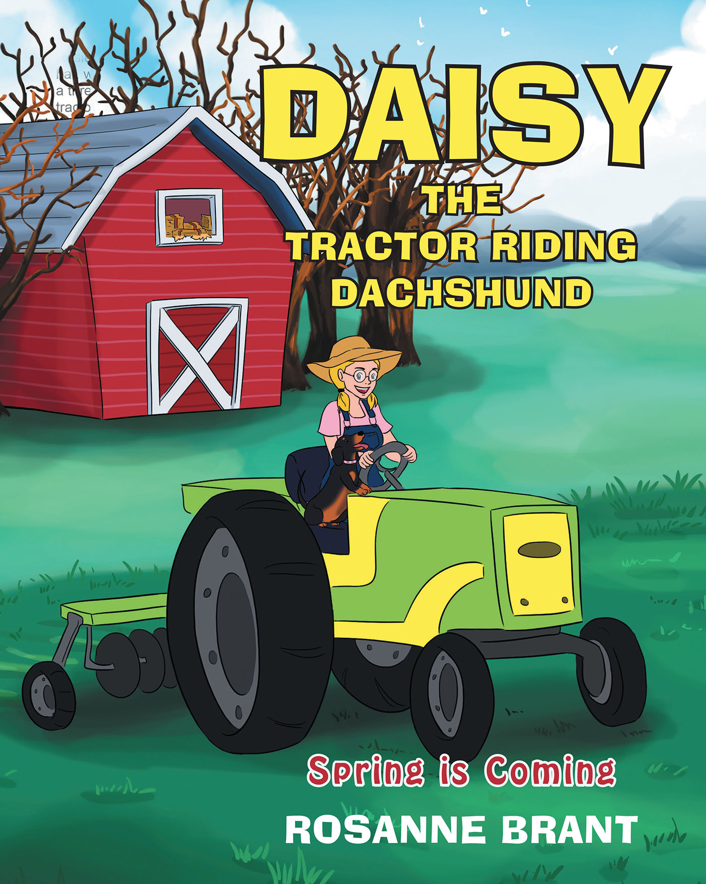 Daisy the Tractor Riding Dachshund Cover Image