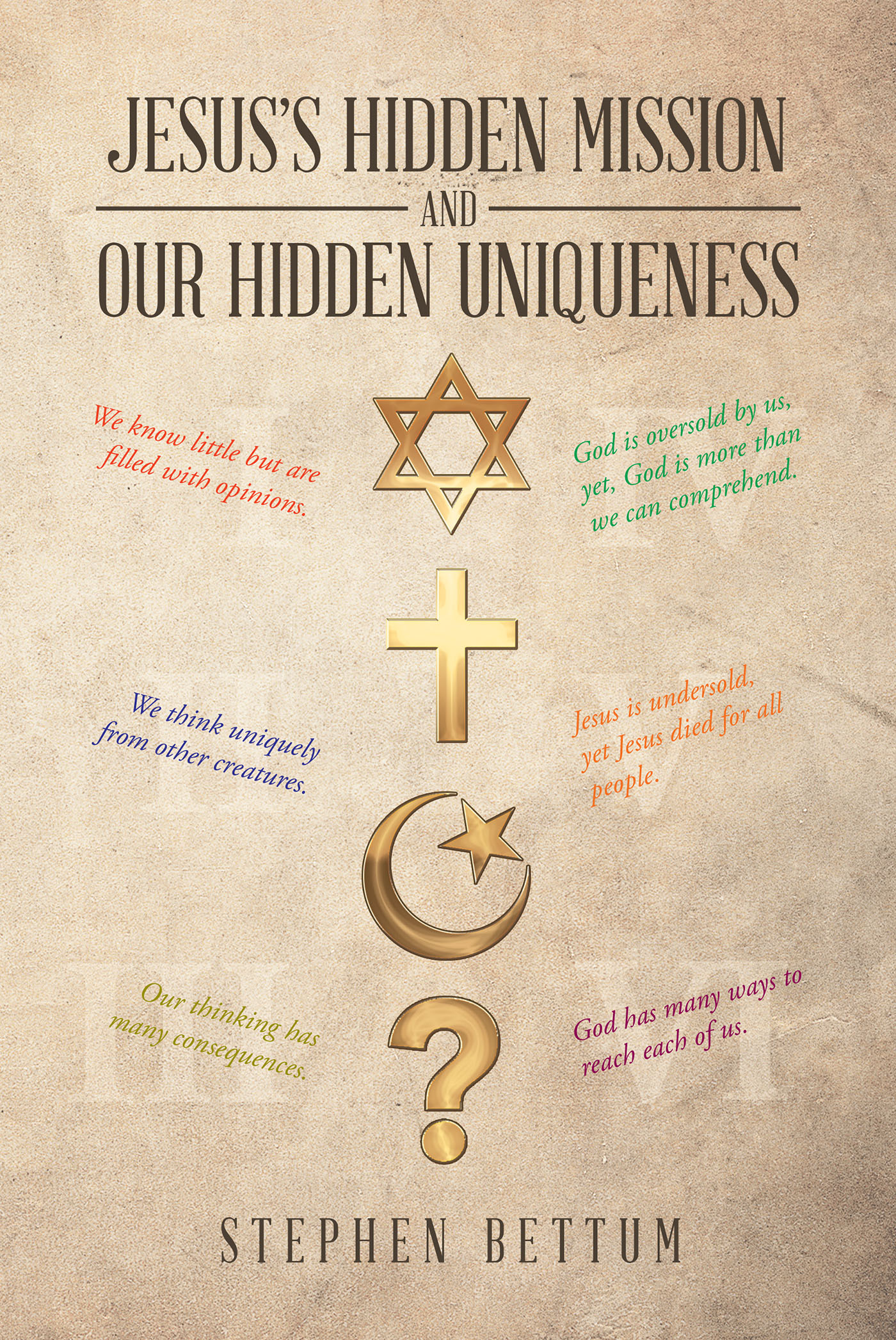 Jesus's Hidden Mission and Our Hidden Uniqueness Cover Image