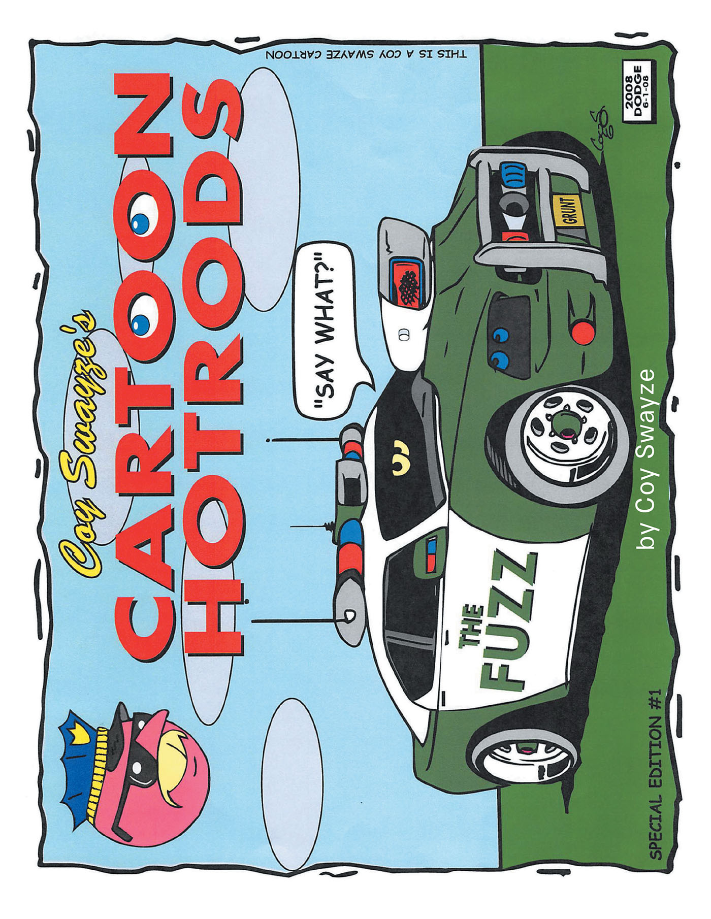Coy Swayze's Cartoon Hotrods Cover Image